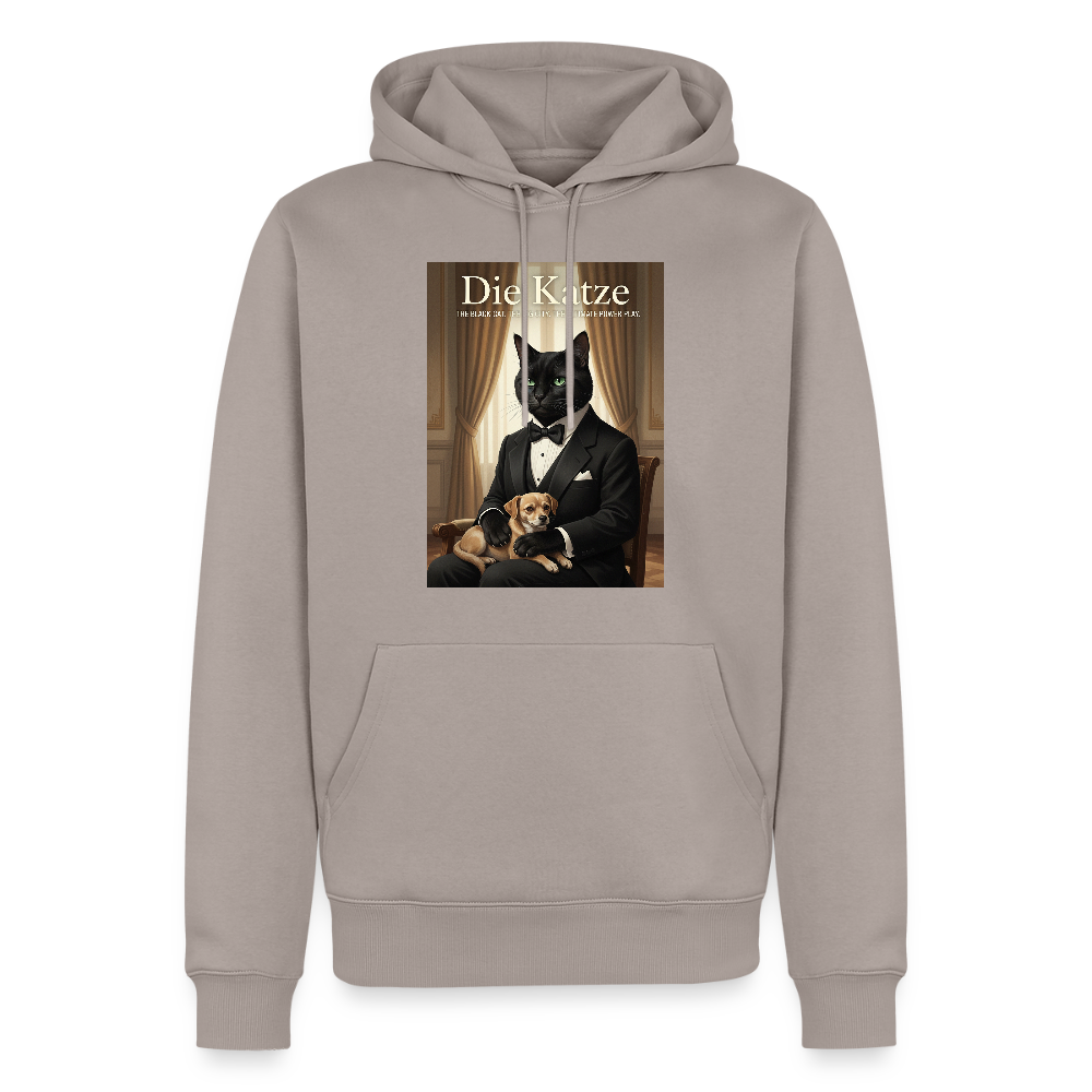 Die Katze – Krümel regelt das | Männer Premium Hoodie - Taupe