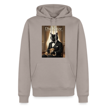 Die Katze – Krümel regelt das | Männer Premium Hoodie - Taupe