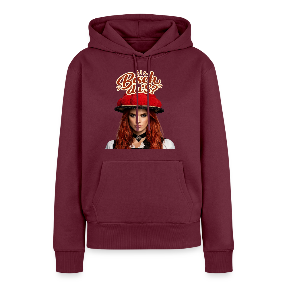 Bisch du’s? – Schwarzwaldmädel | Frauen Premium Hoodie - Burgunderrot