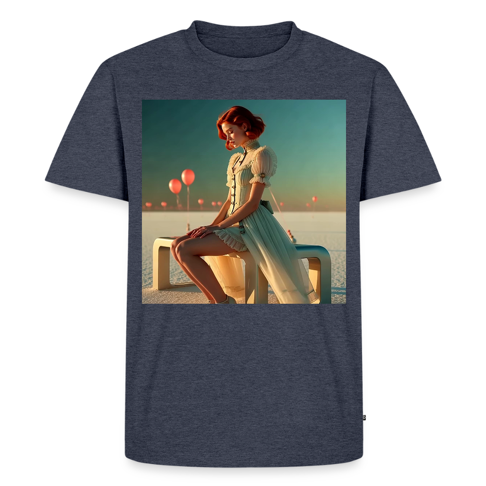 Leise Gedanken bei lauter Farben | Männer Premium T-Shirt - Jeansblau 