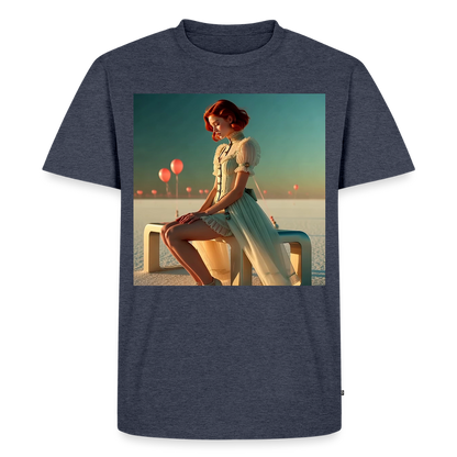 Leise Gedanken bei lauter Farben | Männer Premium T-Shirt - Jeansblau 