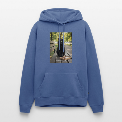 Forrest Cat – Krümel wartet | Männer Premium Hoodie - Taubenblau