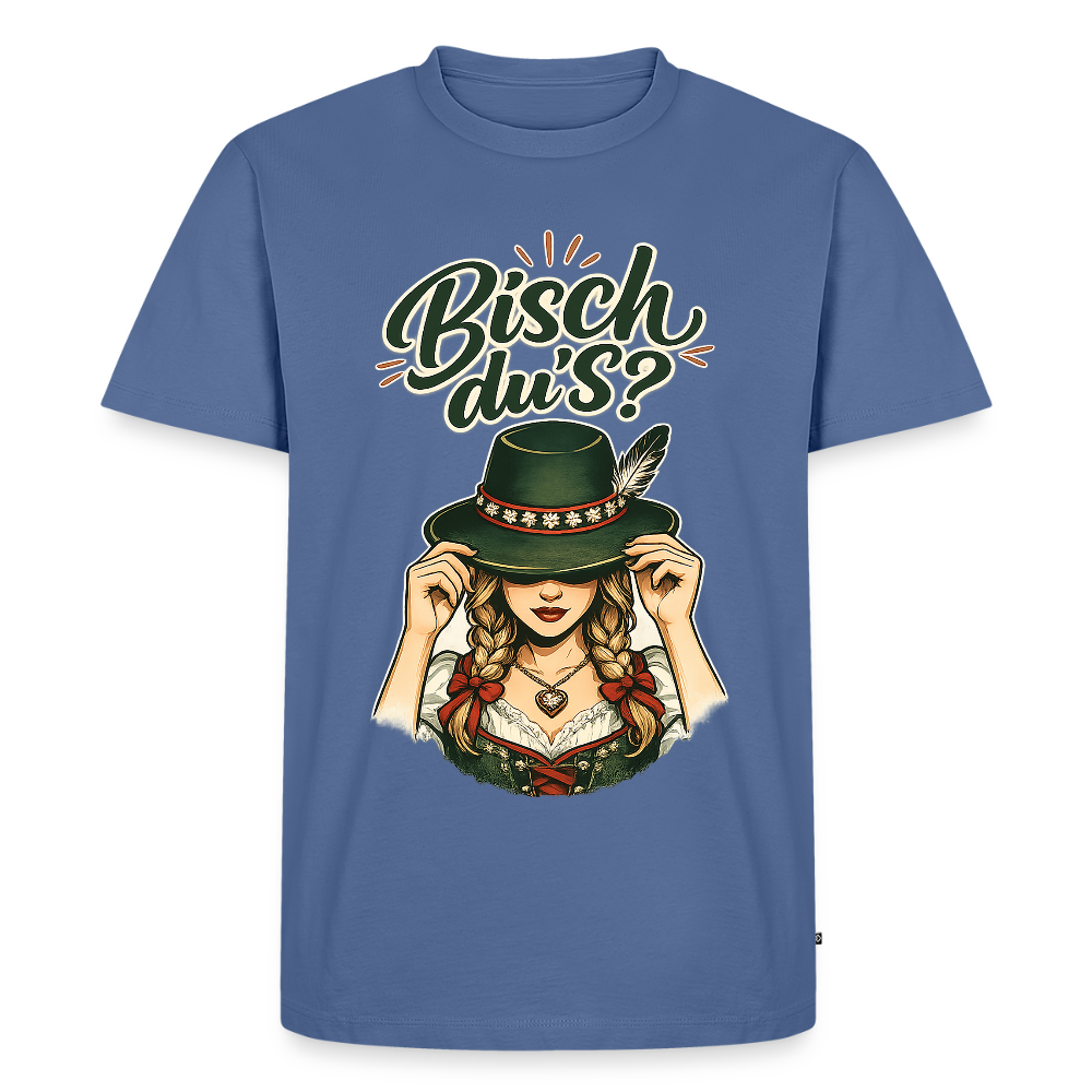 Bisch du’s? – Der Blick sagt alles | Männer Premium T-Shirt - Taubenblau