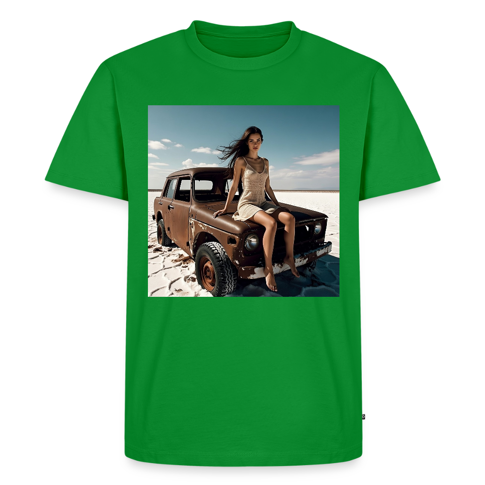 Warten auf irgendwas | Männer Premium T-Shirt - Grün