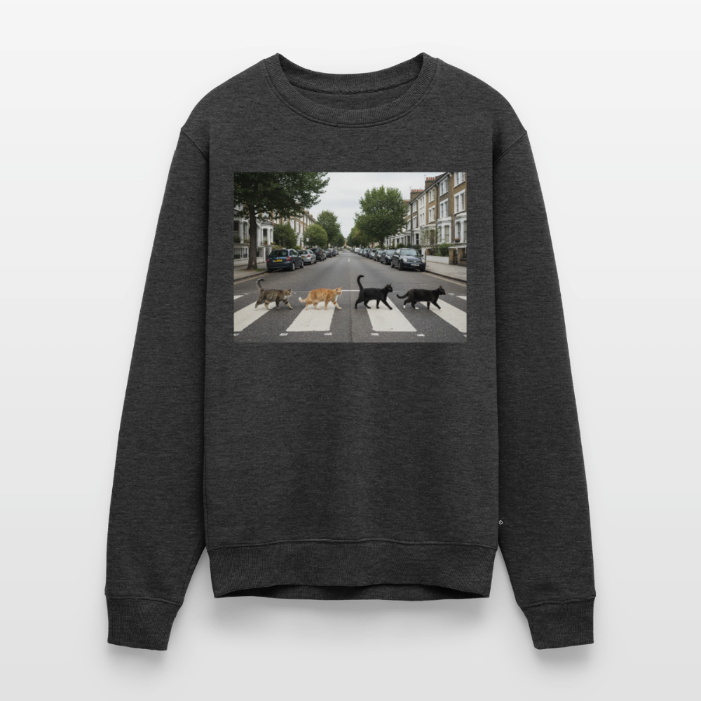 The Purrfect Crossing – Wir waren vor der Band da |  Männer Premium Pullover - Anthrazit meliert