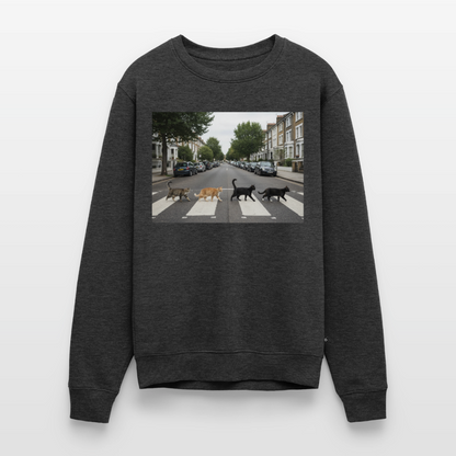 The Purrfect Crossing – Wir waren vor der Band da |  Männer Premium Pullover - Anthrazit meliert