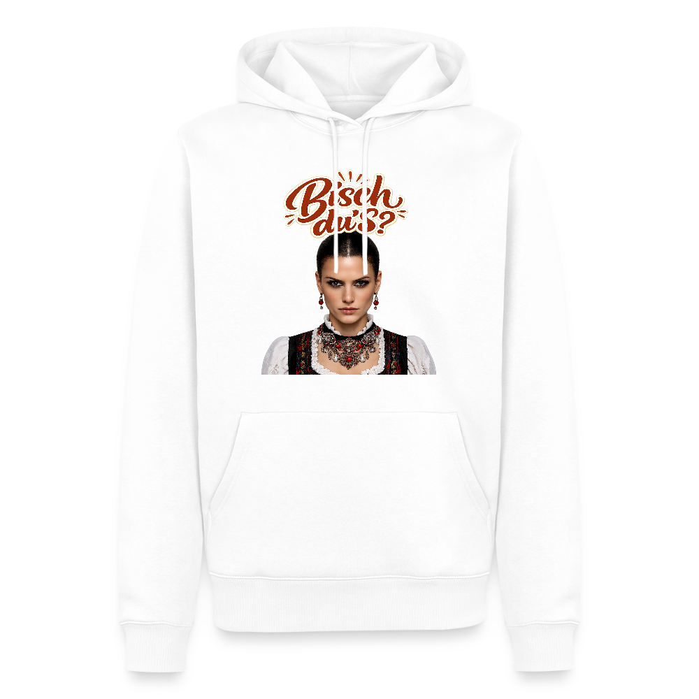 Schwarzwaldstolz – Sie weiß, wer sie isch | Männer Premium Hoodie - Weiß