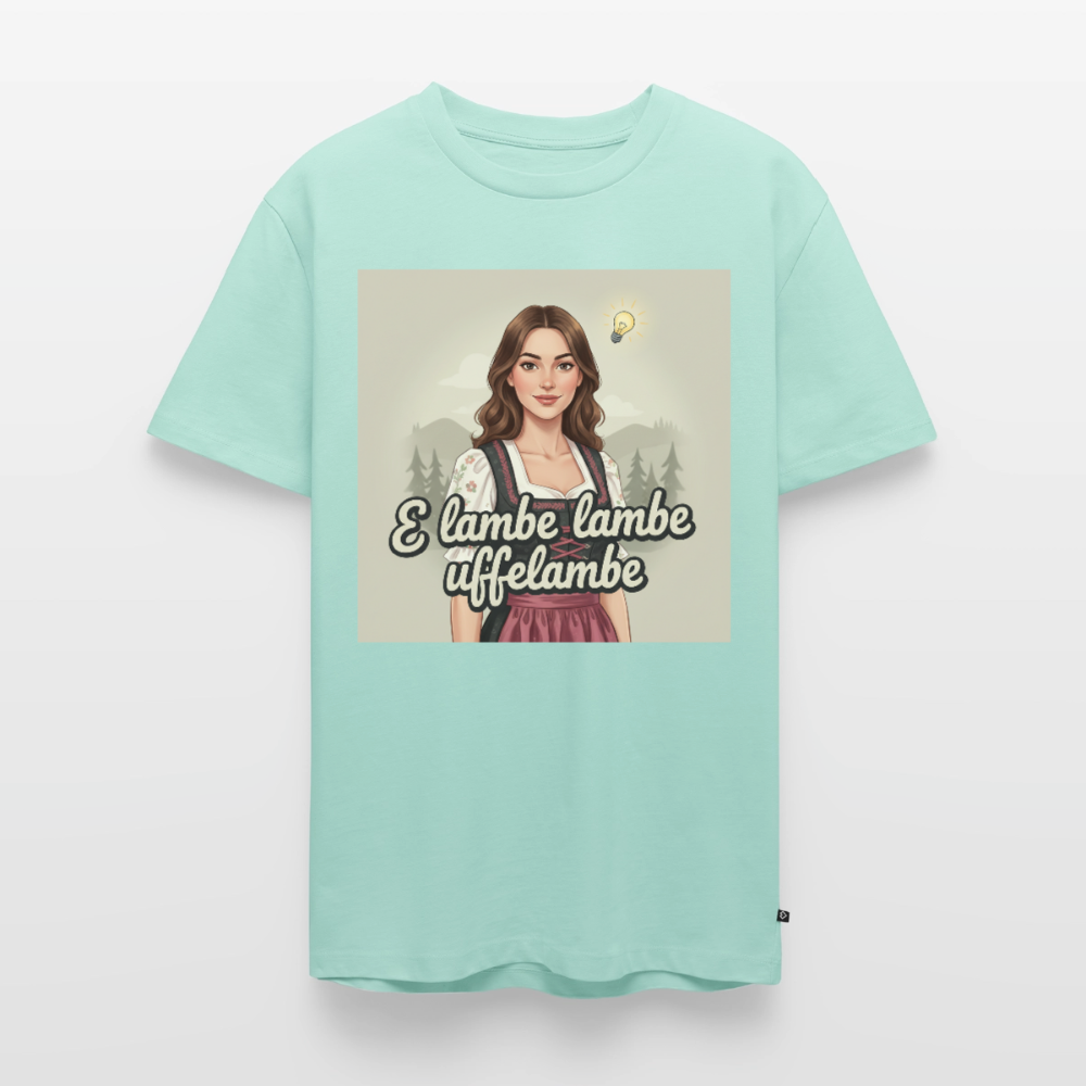 E Lambe, lambe, uffelambe – Alemannischer Geistesblitz | Männer Premium T-Shirt - Mint 