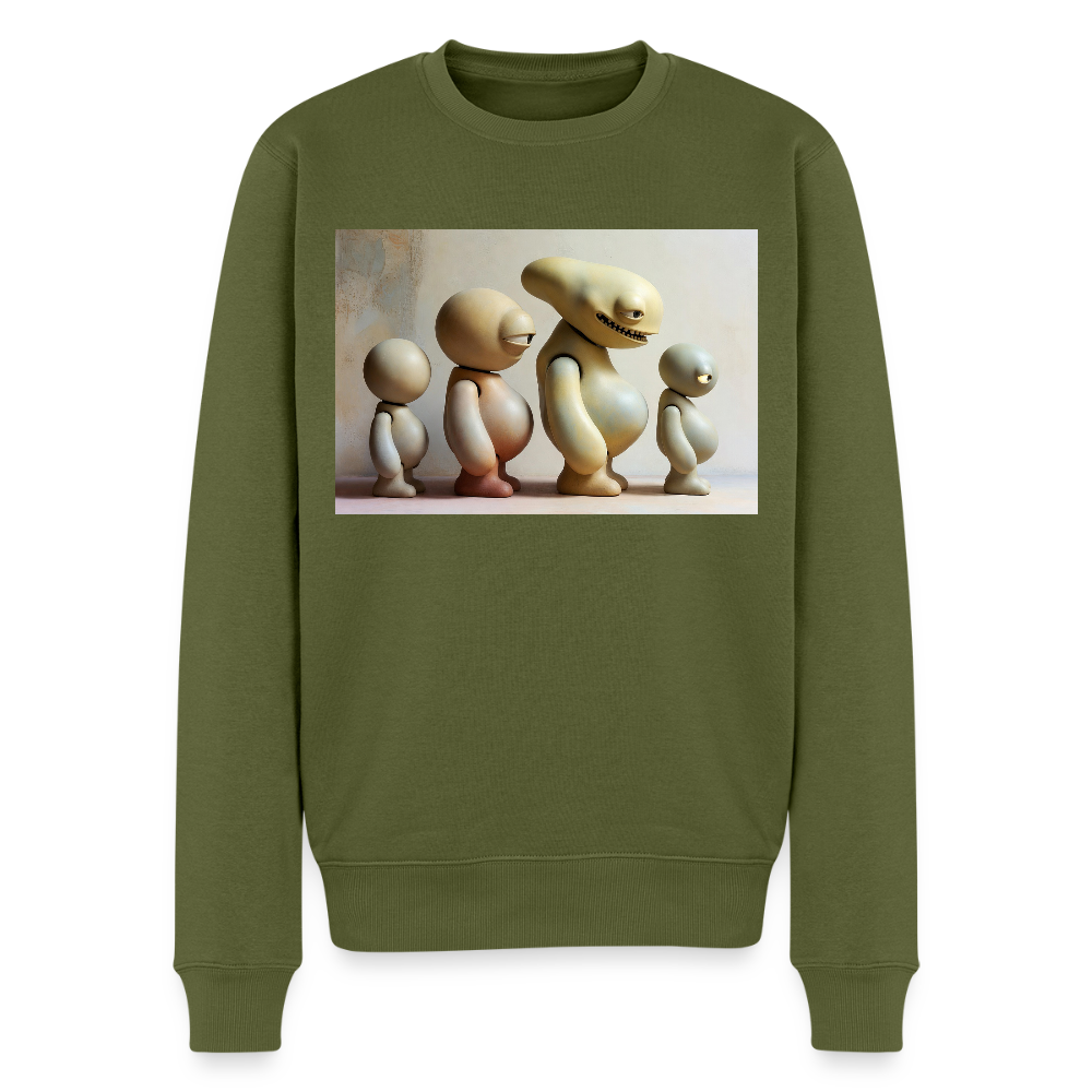 So wachsen wir also |  Männer Premium Pullover - Khaki