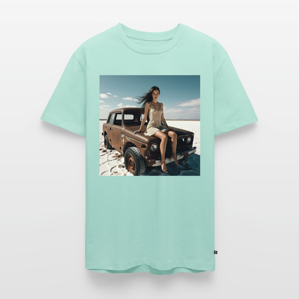 Warten auf irgendwas | Männer Premium T-Shirt - Mint 
