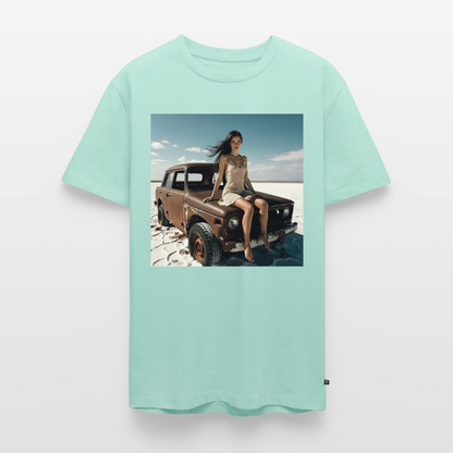 Warten auf irgendwas | Männer Premium T-Shirt - Mint 
