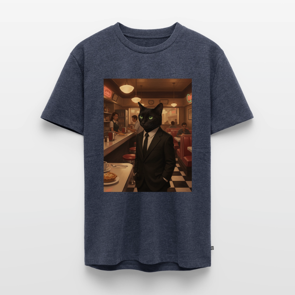 Krümel – Royale mit Pfote | Männer Premium T-Shirt - Jeansblau 