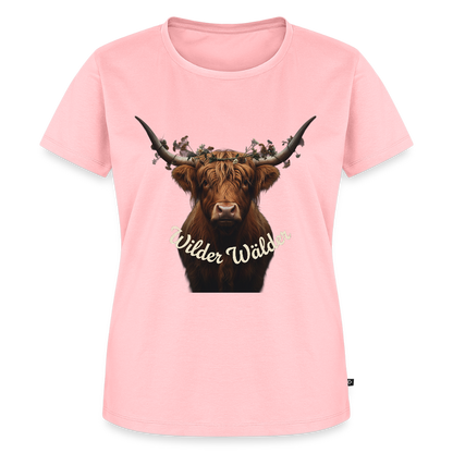 Wilder Wälder – Schwarzwald Highland Rind | Frauen Premium T-Shirt - Rosa