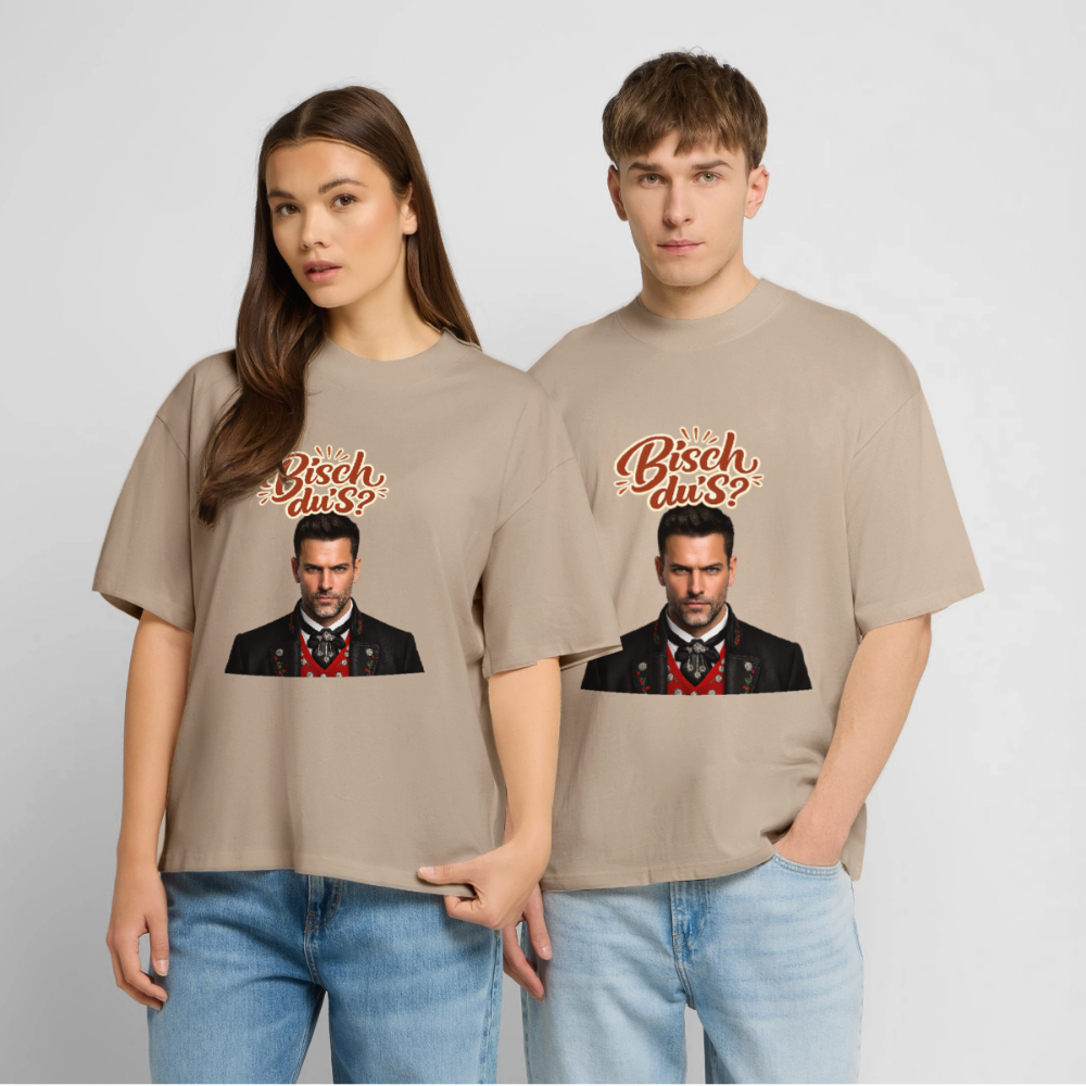 Bisch du’s? – Schwarzwaldkerl | Stanley/Stella Oversized Unisex Bio T-Shirt Blaster - Steingrau