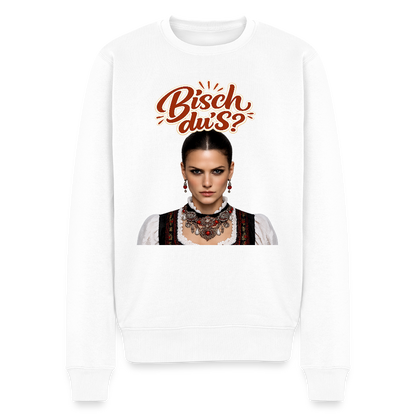 Schwarzwaldstolz – Sie weiß, wer sie isch |  Männer Premium Pullover - Weiß