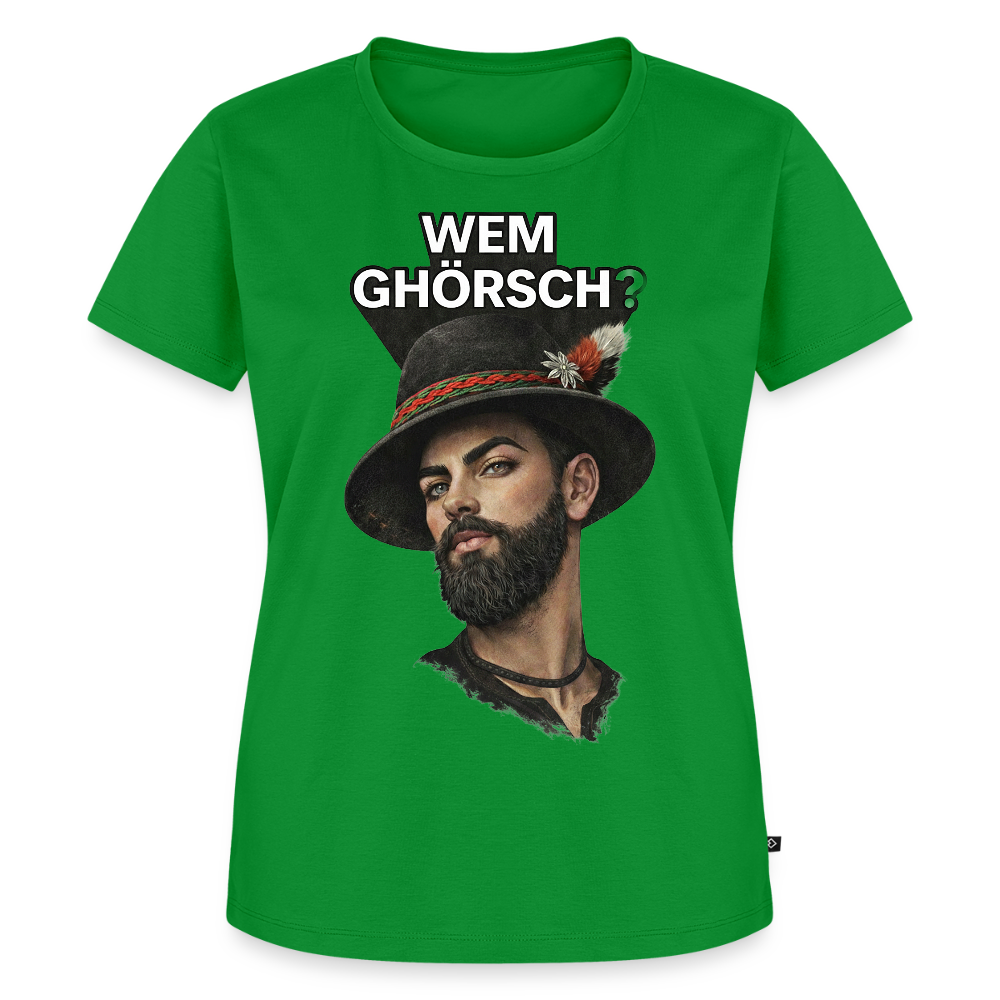 Wem ghörsch? – Alemannische Klärung | Frauen Premium T-Shirt - Grün