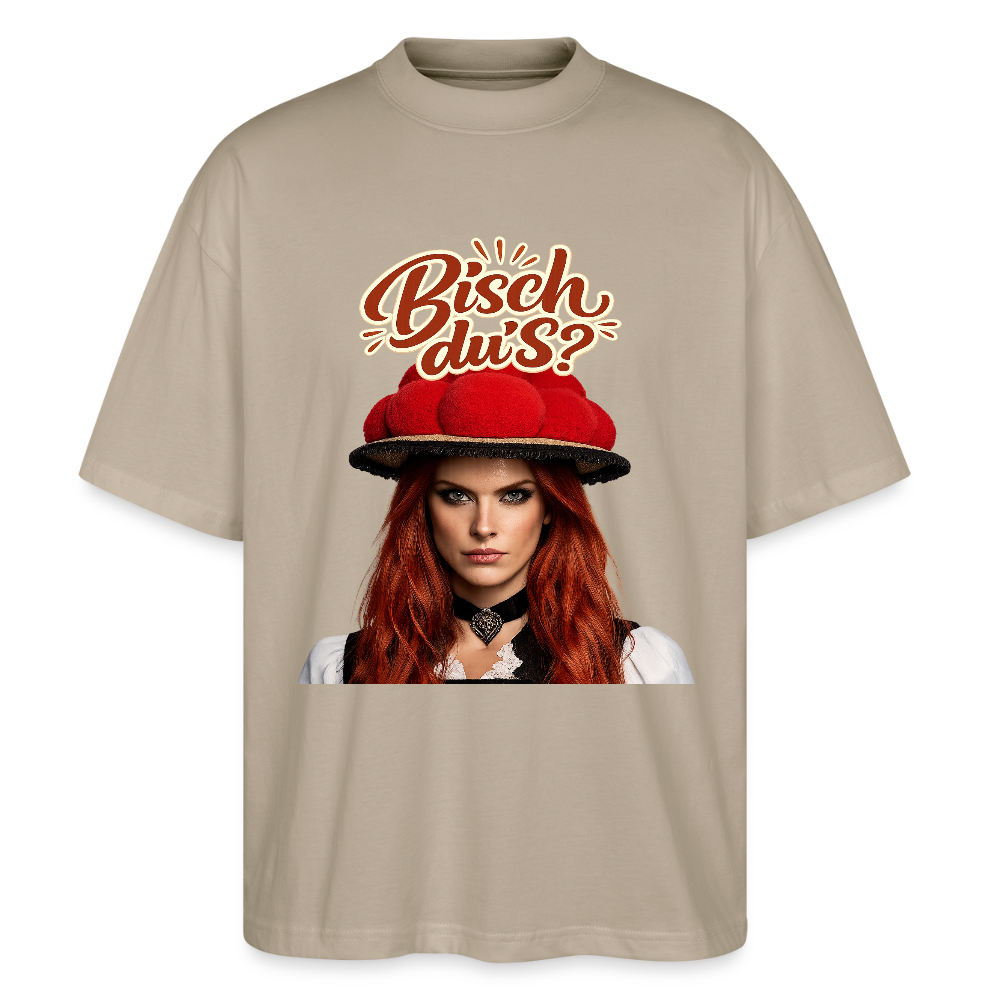 Bisch du’s? – Schwarzwaldmädel  | Stanley/Stella Oversized Unisex Bio T-Shirt Blaster - Steingrau