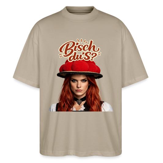 Bisch du’s? – Schwarzwaldmädel  | Stanley/Stella Oversized Unisex Bio T-Shirt Blaster - Steingrau