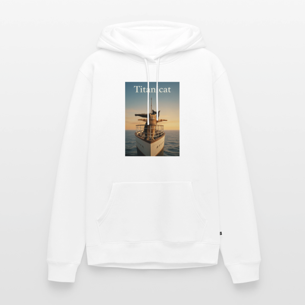 Titanicat – Ich bin der König der Kratzbäume | Männer Premium Hoodie - Weiß