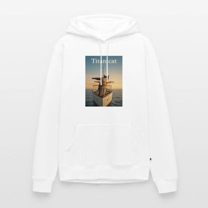 Titanicat – Ich bin der König der Kratzbäume | Männer Premium Hoodie - Weiß