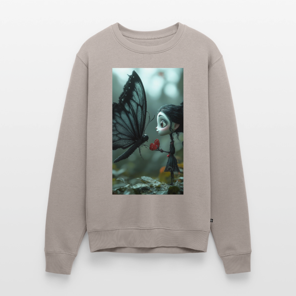 Mut für einen Moment |  Männer Premium Pullover - Taupe