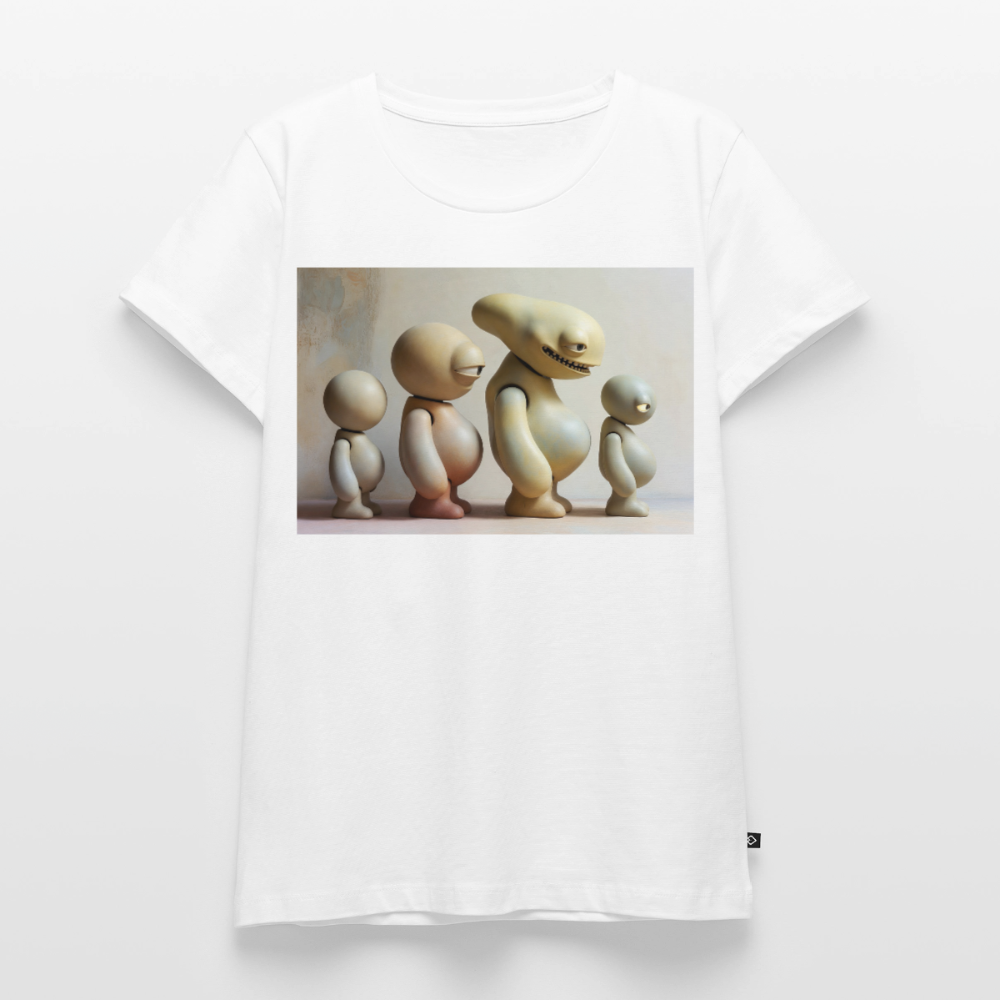 So wachsen wir also | Frauen Premium T-Shirt - Weiß