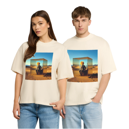 Gefühle unter Glas | Stanley/Stella Oversized Unisex Bio T-Shirt Blaster - Natur