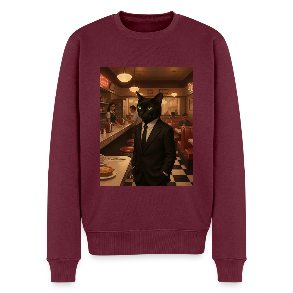Krümel – Royale mit Pfote |  Männer Premium Pullover - Burgunderrot