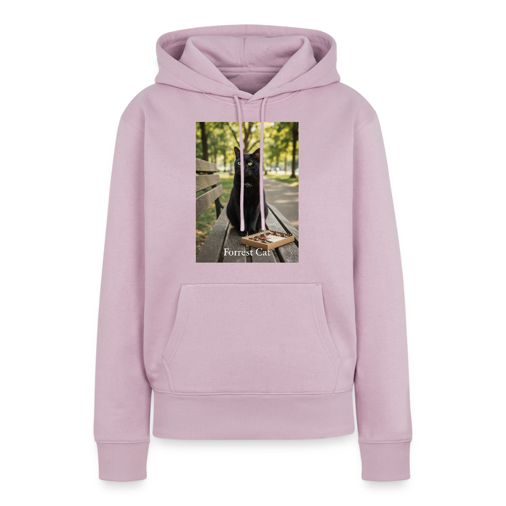 Forrest Cat – Krümel wartet | Frauen Premium Hoodie - Altrosa
