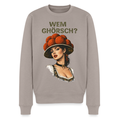 Wem ghörsch? – Schwarzwald Edition |  Männer Premium Pullover - Taupe