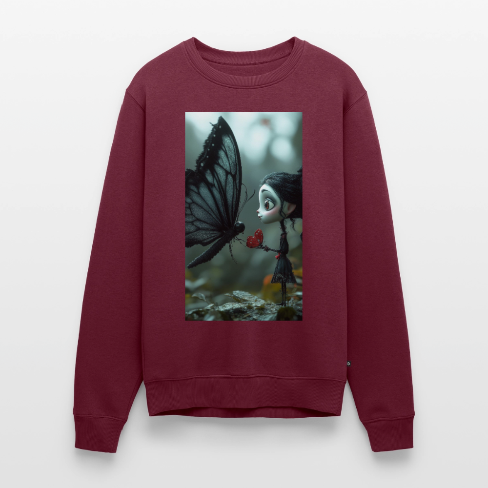 Mut für einen Moment |  Männer Premium Pullover - Burgunderrot