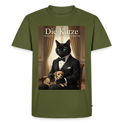 Die Katze – Krümel regelt das | Männer Premium T-Shirt - Khaki