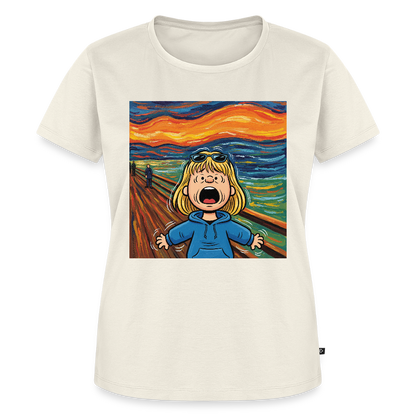 Der Schrei… manchmal bist du es selbst | Frauen Premium T-Shirt - Naturweiß