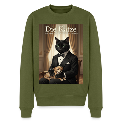Die Katze – Krümel regelt das |  Männer Premium Pullover - Khaki