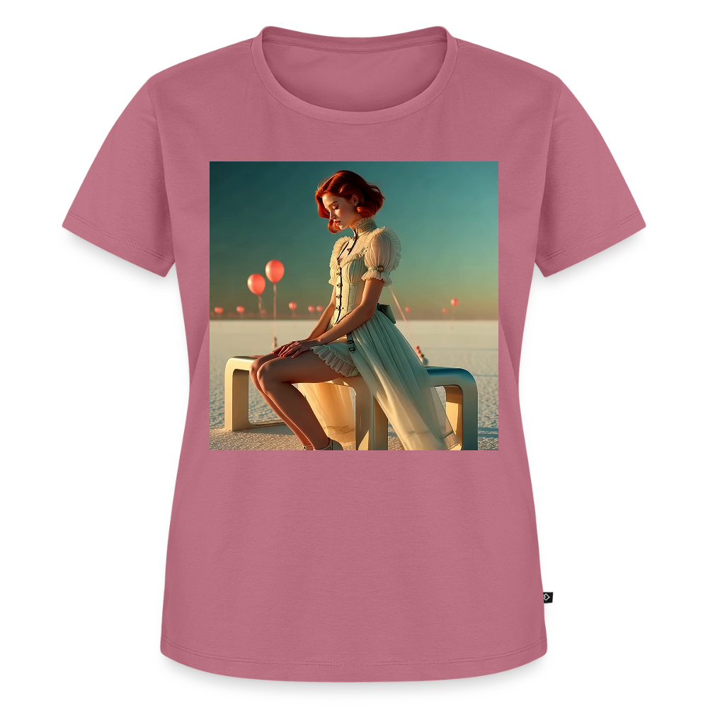 Leise Gedanken bei lauter Farben | Frauen Premium T-Shirt - Mauve