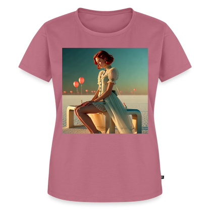 Leise Gedanken bei lauter Farben | Frauen Premium T-Shirt - Mauve