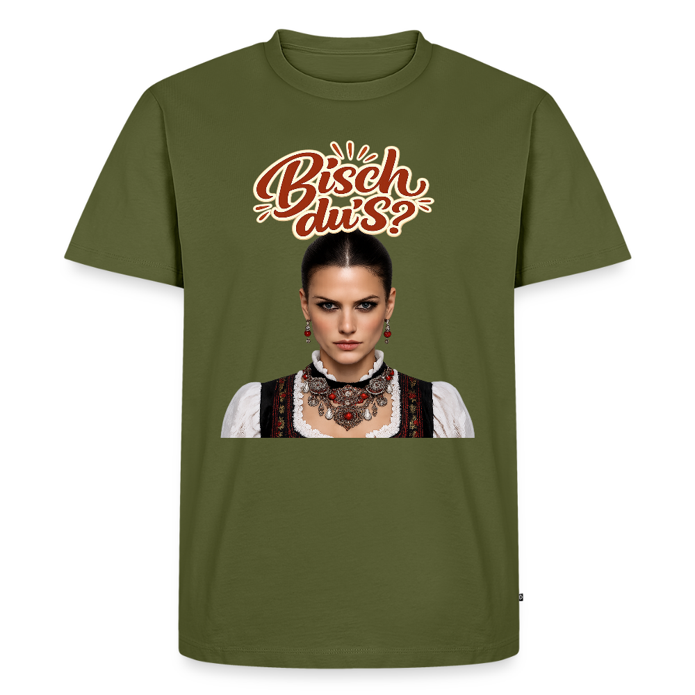 Schwarzwaldstolz – Sie weiß, wer sie isch | Männer Premium T-Shirt - Khaki