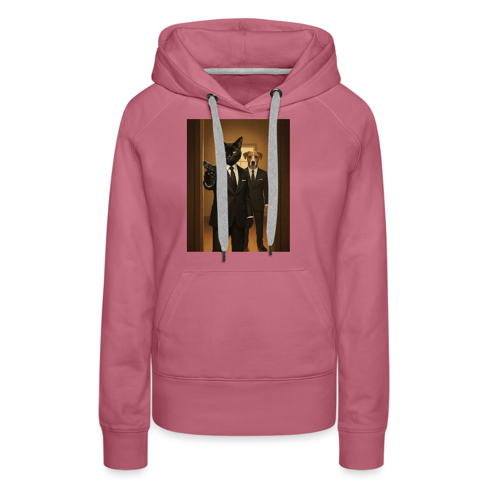 Krümel – Say Meow Again | Frauen Premium Hoodie - Malve