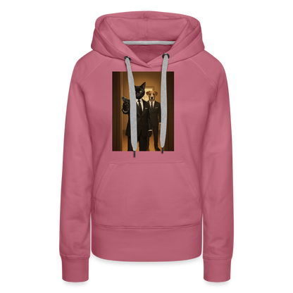Krümel – Say Meow Again | Frauen Premium Hoodie - Malve