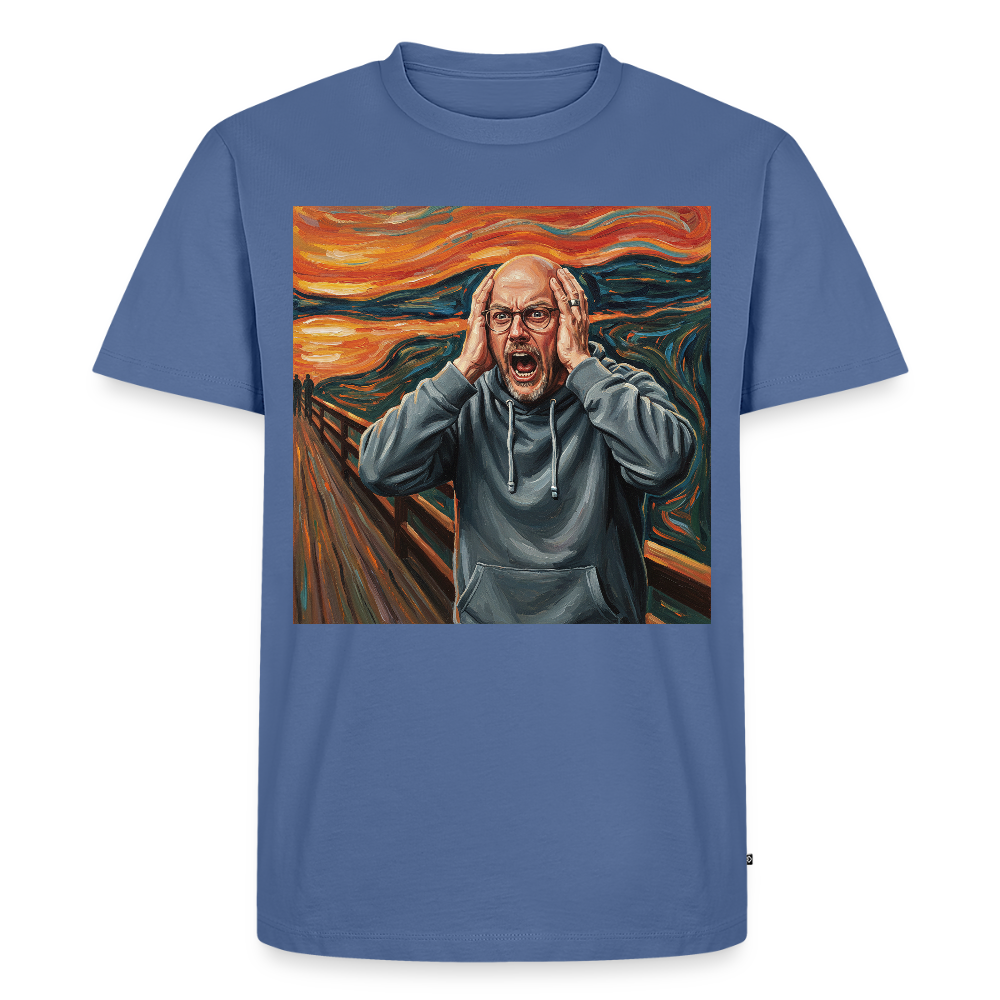 Der Schrei… wenn es wirklich reicht | Männer Premium T-Shirt - Taubenblau