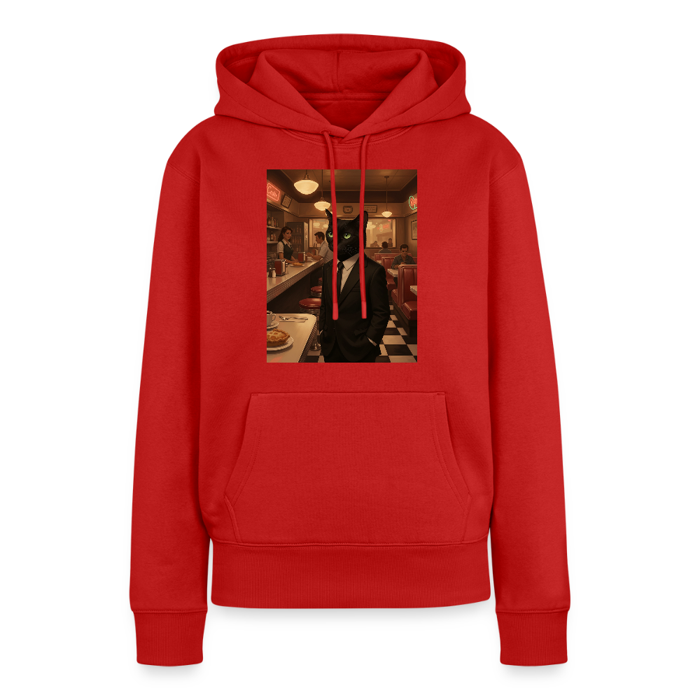 Krümel – Royale mit Pfote | Frauen Premium Hoodie - Rot