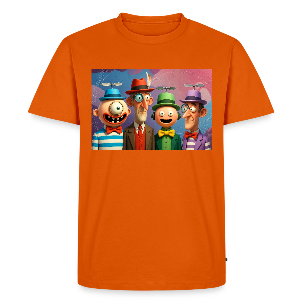Gedankenkreise auf Hochtouren | Männer Premium T-Shirt - Orange 