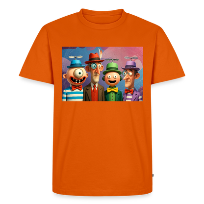 Gedankenkreise auf Hochtouren | Männer Premium T-Shirt - Orange 