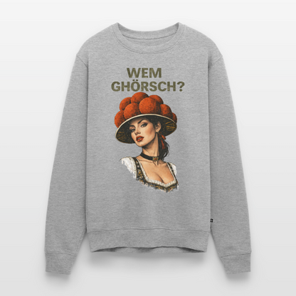Wem ghörsch? – Schwarzwald Edition |  Männer Premium Pullover - Grau meliert