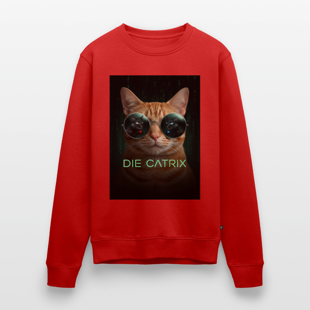 Die Catrix – Krümel erwacht |  Männer Premium Pullover - Rot