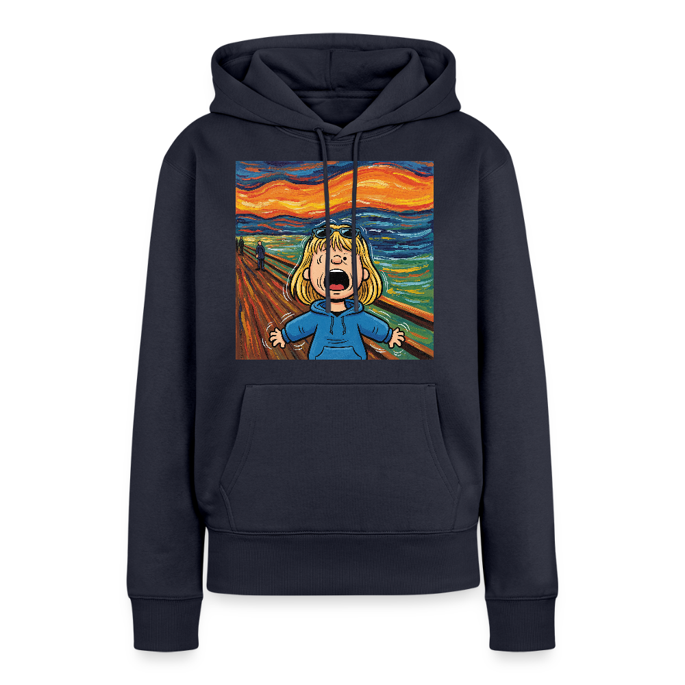 Der Schrei… manchmal bist du es selbst | Frauen Premium Hoodie - Navy