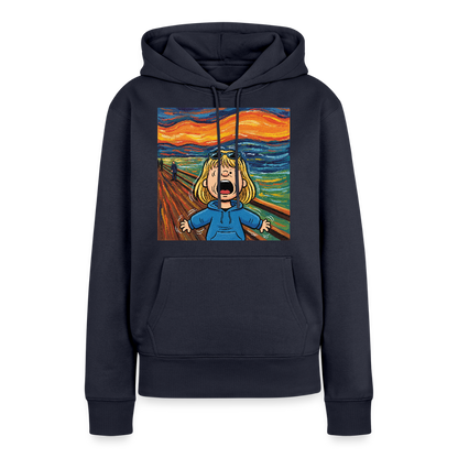 Der Schrei… manchmal bist du es selbst | Frauen Premium Hoodie - Navy