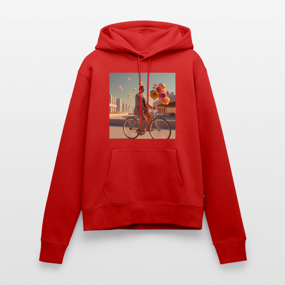 Fahrt ins Ungewisse (mit Blumen) | Frauen Premium Hoodie - Rot