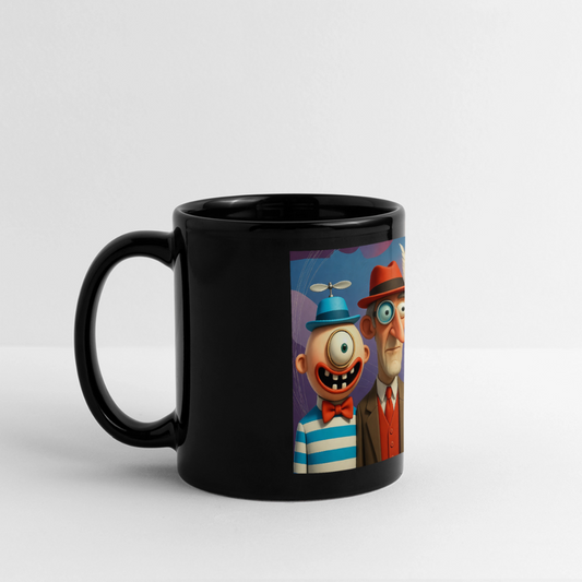 Gedankenkreise auf Hochtouren | Tasse einfarbig - Schwarz