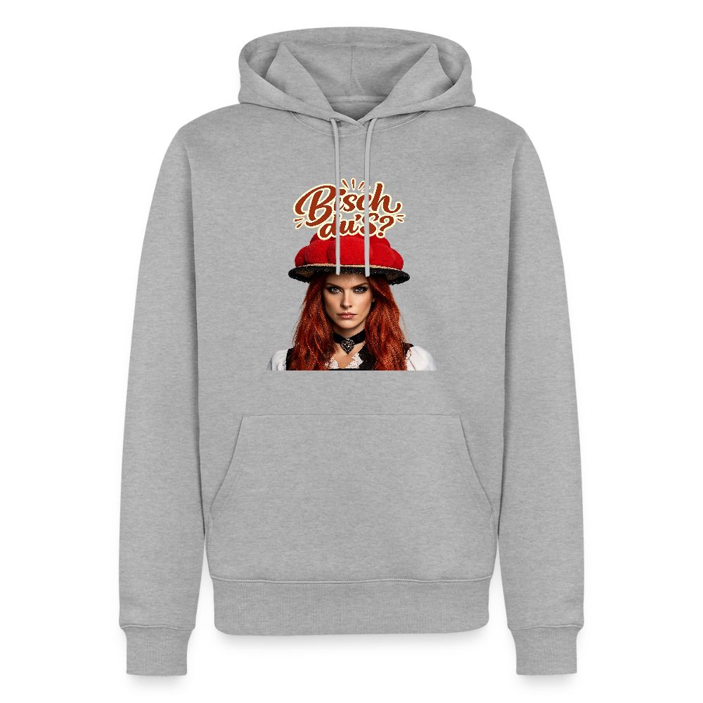 Bisch du’s? – Schwarzwaldmädel | Männer Premium Hoodie - Grau meliert